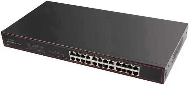 Alt view image 2 of 5 - Gigabit Network Switch 24 Port Network adapter 10/100/1000Mbps VLAN Network switch 1000M switch