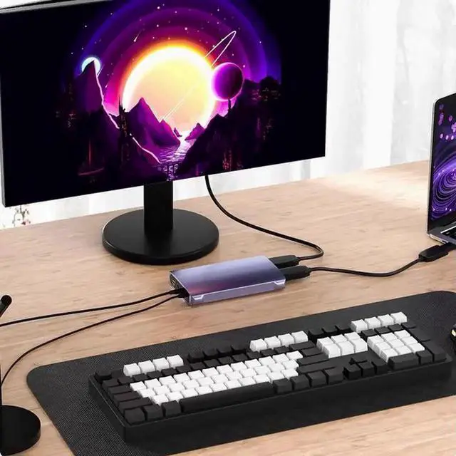 Alt view image 2 of 4 - capture card 4K HD with audio USB3.0 HDMI Video capture card PS4/OBS live 4K60HZ