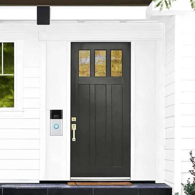 Alt view image 2 of 5 - Solar Charger for Video Doorbell (2nd Generation - 2020 Release) Black