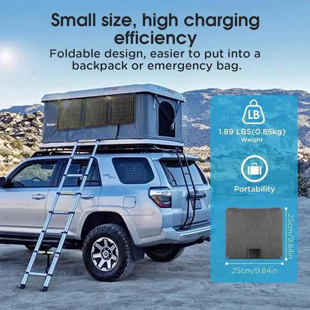 Alt view image 5 of 7 - 35w Solar Charger Fast Charging Cell Phone Battery Charger Portable Generator for Camping Waterproof Dustproof Battery Pack Charger Portable