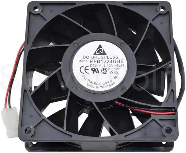 Main image of Well Tested PFB1224UHE -6L14 12CM 12038 120x120x38MM Fan 2-Pin DC 24V 2.40A Wind Volume Inverter Cooling For Delta