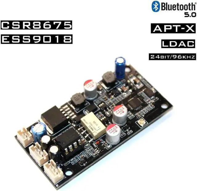Alt view image 4 of 4 - HD CSR8675 Wireless Adapter Bluetooth 5.0 Receiver Board ES9018 I2S DAC Audio Decoder Board 24Bit/96Khz LDAC With Antenna1