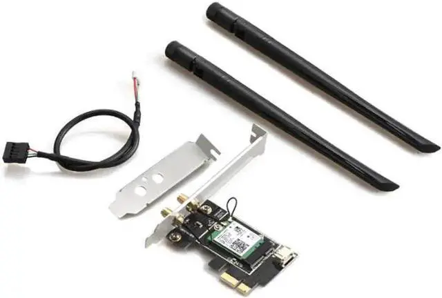 Alt view image 4 of 5 - 2.4G/5G 3000Mbps Wireless Network Card PCIE Wifi Adapter For Desktop PC With WiFi 6 AX200 Bluetooth 5.0 802.11ax