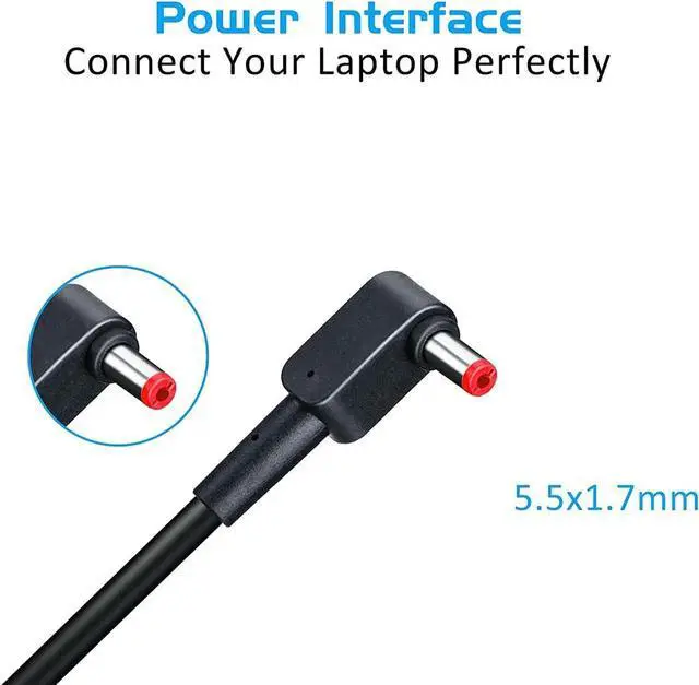 Alt view image 3 of 6 - 180W AC Charger for Acer Nitro 5 7 AN515-54 AN515-51 AN515-53 AN515-43 AN515-41 AN515-52 AN515-54-5659 AN515-54-5812 AN517-52-52T3 AN715-51 AN715-52-715S Laptop Power Adapter Supply Cord