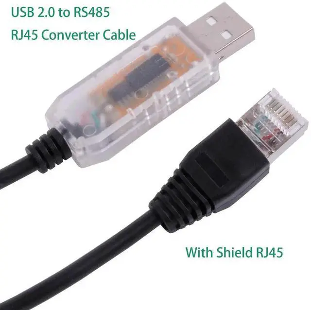Alt view image 3 of 5 - Suamdoen ACS380 ABB Driver Cable USB RS485 Serial Adapter Modbus Communication Cable for ABB Oy BCBL-01