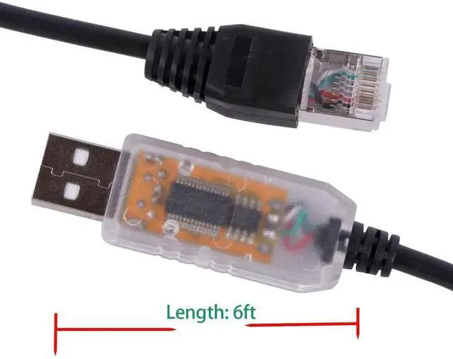 Alt view image 4 of 5 - Suamdoen ACS380 ABB Driver Cable USB RS485 Serial Adapter Modbus Communication Cable for ABB Oy BCBL-01