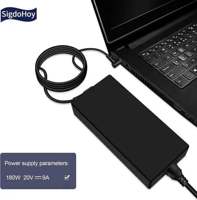 Alt view image 2 of 7 - 180W Zephyrus Charger Fit for Asus Rog Zephyrus G14 GA401 G15 GA502,Tuf Gaming F15 F17 A15 A17 FX505 Series Laptop, Asus Zenbook Pro 14 Duo AC Adapter ADP-180TB H