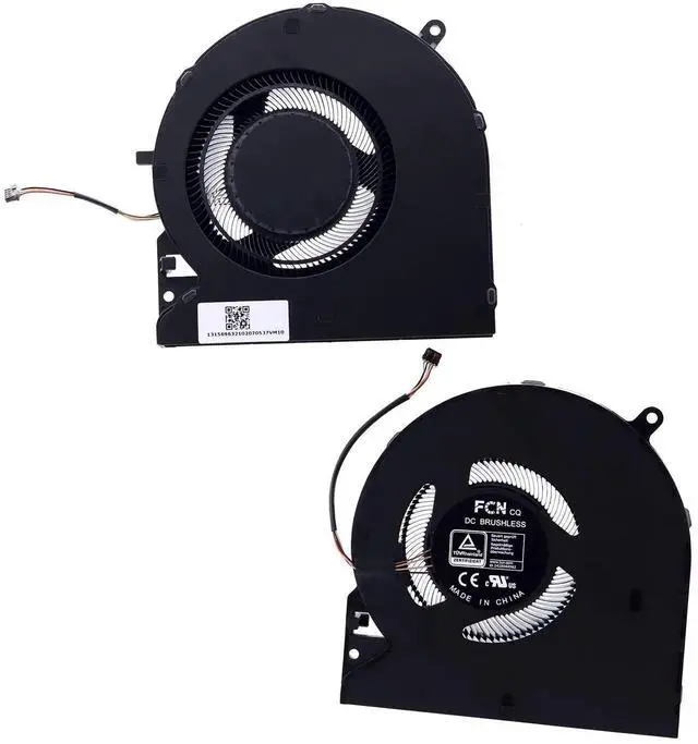 Main image of Deal4GO CPU Cooling Fan w/GPU Fan Set Replacement for Razer Blade 15 RZ09 RZ09-0370 RZ09-0368 RZ09-0367 RZ09-02886 Black DFS5K123043635 0