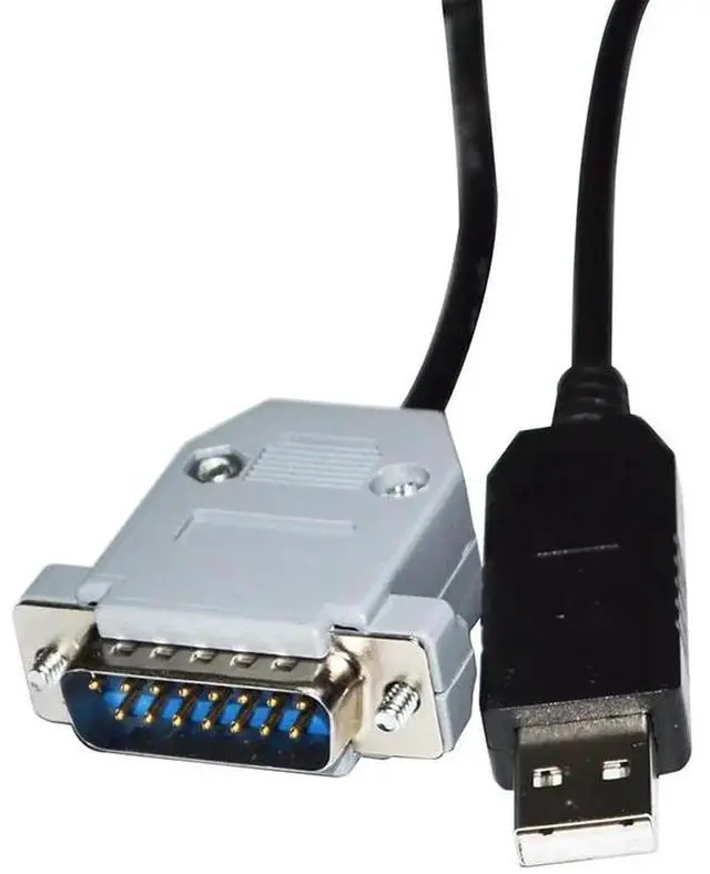 Alt view image 2 of 6 - FTDI FT232RL USB TO D-SUB 15 PIN DB15 MALE ADAPTER RS232 SERIAL COMMUNICATION CABLE FOR YOKOGAWA SERVO DRIVER DRVGIII LINK TO PC 3M Length(3M Length)