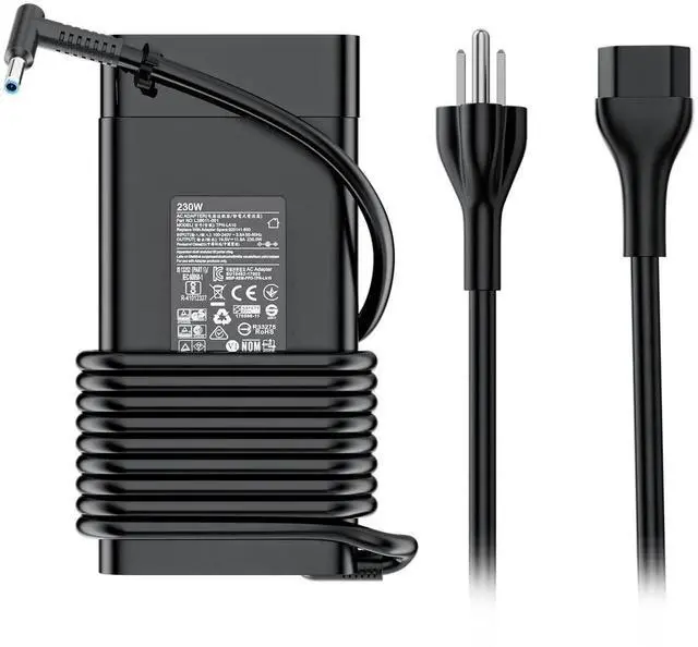 Main image of Gaming Laptop Charger 230w 200w Replacement for Hp Omen 15 16 17 Transcend Victus 15 16 Pavilion Gaming/Envy/Zbook Fury 17 16 G9 g10 g8 Tpn-La10 M41303-001ac Power Cord Adapter (19.5v 11.8a)