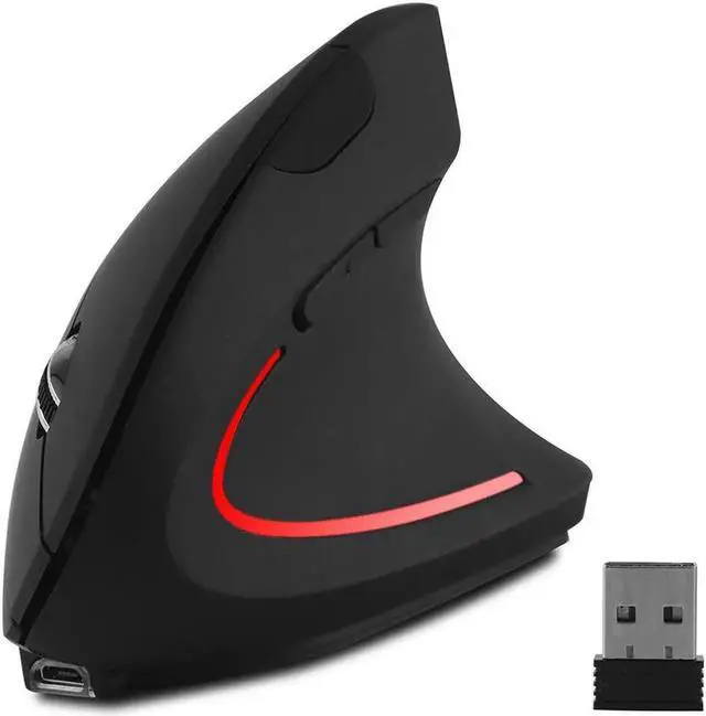 Main image of Wireless Vertical Mouse, Wireless Ergonomic Vertical Mouse, 2.4G High Precision Optical Mice 800/1200/1600DPI for PC Laptop Desktop Mac (Ergonomic Mouse