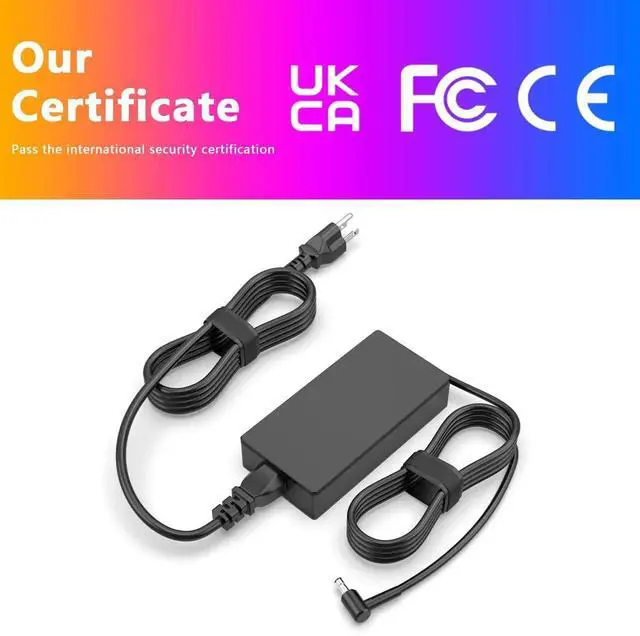 Alt view image 4 of 5 - 200W AC Adapter Replacement for ASUS TUF Dash Gaming F17 F15 A17 A15 (2022 2021) FX707 FX517,ROG Zephyrus G14 (2023) GA402/G15 (2022) GA503,ROG Strix G17 G15 (202