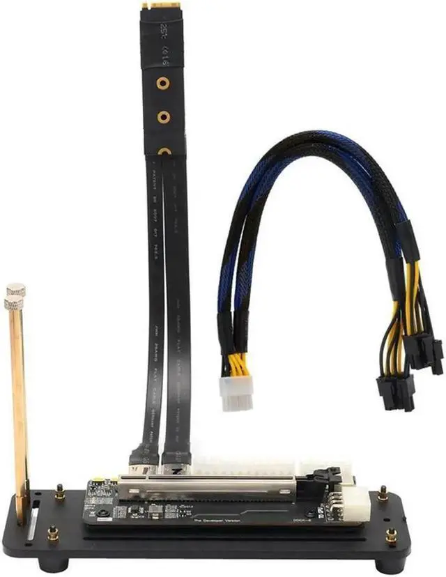 Main image of FOR Laptop External Graphics Card EGPU PCI-E 3.0 X16 To M.2 Nvme Extension Cable With Bracket For ITX STX EGPU Bracket Power Cord