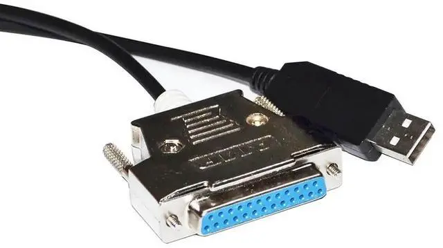 Alt view image 6 of 6 - FT232RL RS232 USB TO D-SUB 25PIN DB25 FEMALE ADAPTER SERIAL COMMUNICATION CABLE FOR BIO-TEK AUTOMATIC MICROPLATE READER PN 75053 0.8M Length(1.8M Length)