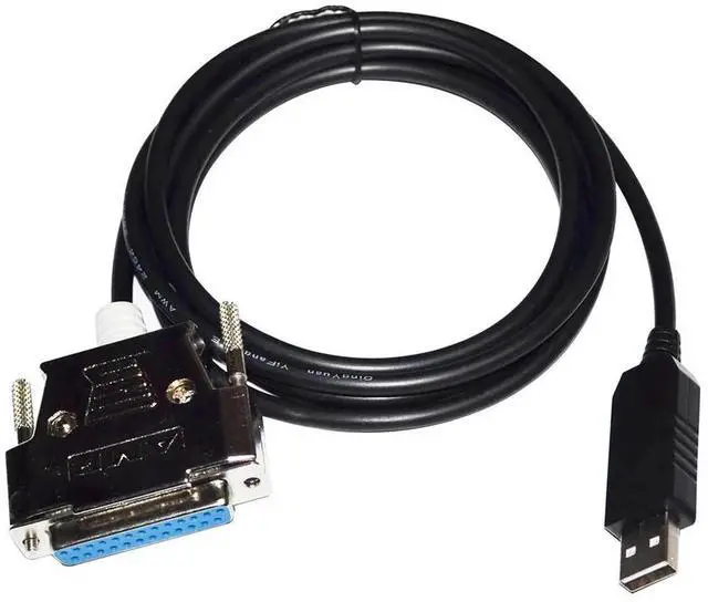 Alt view image 2 of 6 - FT232RL RS232 USB TO D-SUB 25PIN DB25 FEMALE ADAPTER SERIAL COMMUNICATION CABLE FOR BIO-TEK AUTOMATIC MICROPLATE READER PN 75053 0.8M Length(1.8M Length)