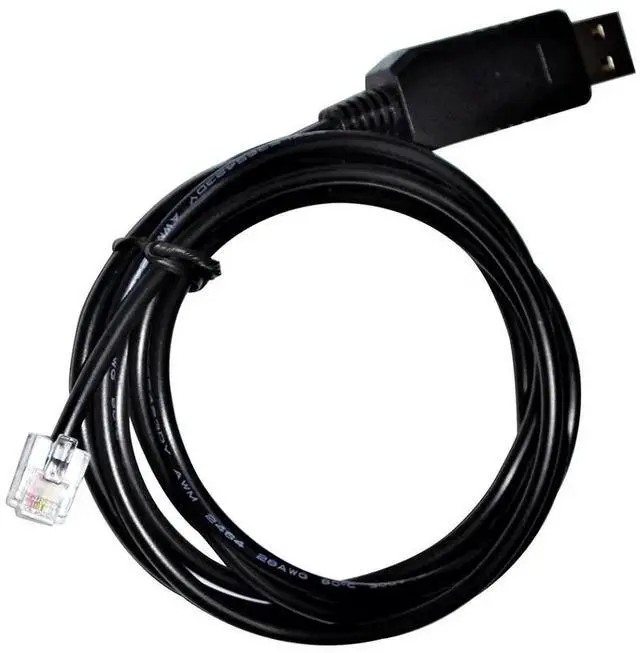 Alt view image 3 of 6 - FTDI FT232RL CHIP USB TO RJ11 RJ12 ADAPTER RS232/RS485 CONVERTER SERIAL COMMUNICATION CABLE FOR NORD DRIVE / FREQUENCY INVERTER (RS232 Signal) 5M Length