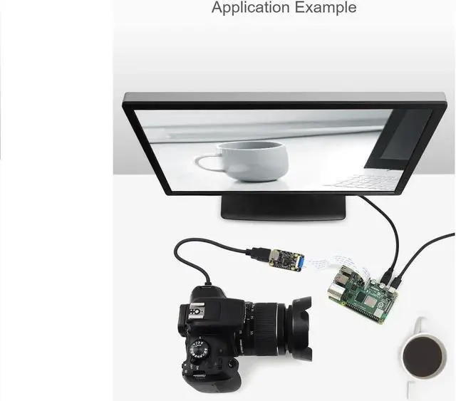 Alt view image 2 of 5 - waveshare HDMI to CSI Camera Adapter, Support HDMI Input up to 1080p 30fps Compatible with Raspberry Pi 4B/3B+/3B/Pi Zero/Zero W,Raspberry Pi CSI Cameras