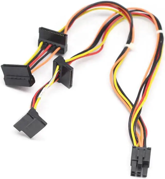 Alt view image 3 of 5 - FOR Dell Optiplex 7020 9020 T1700 MT Desktop PC 5-pin 4-Drop SATA Power Cable 0CR9TD CR9TD