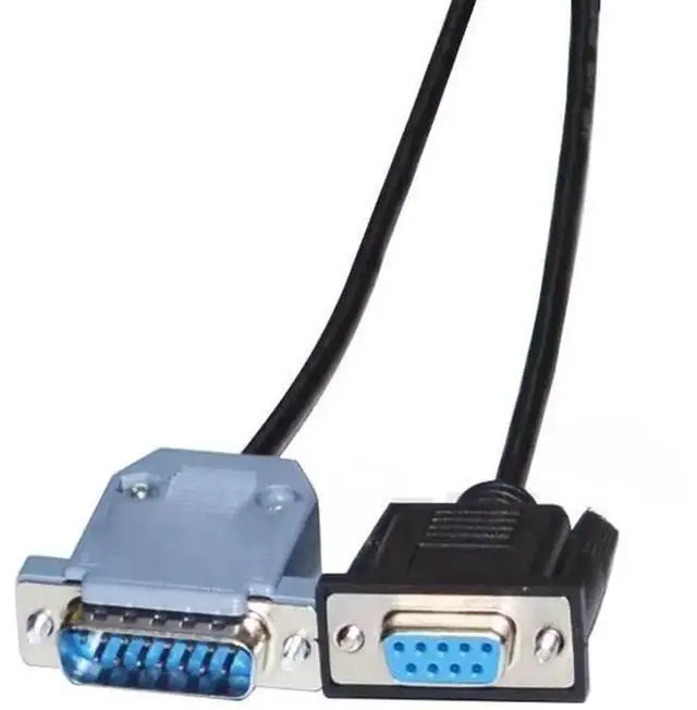 Alt view image 2 of 5 - Pidwaok DB9 Female to DB15 Male RS232 Serial Cable, 1.8m for FATEK FBE MC Series PLC, FP-232P0-9F-150 Compatible Programming and Download Cable