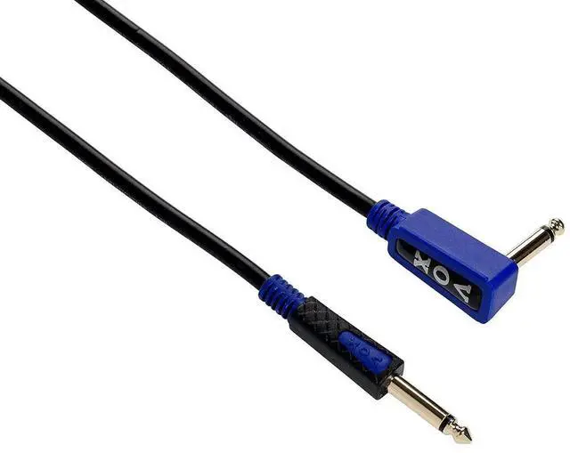 Alt view image 3 of 3 - VGS-30 Rock Guitar/Bass Guitar Cable - 10ft. 1/4" Straight/Angled TS, Black