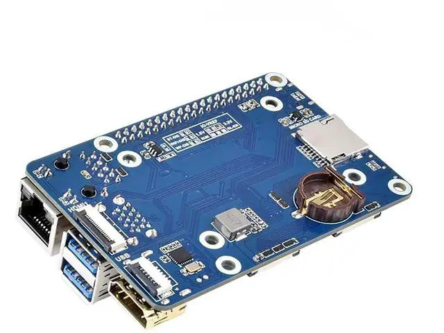 Alt view image 3 of 7 - Fits Raspberry Pi CM5 Mini Base Board (A) - Compact CM5 IO Board for Raspberry Pi Compute Module 5/CM5 Lite, Credit Card-Sized Design with GPIO, HDMI, USB, M.2 & Fan Connector