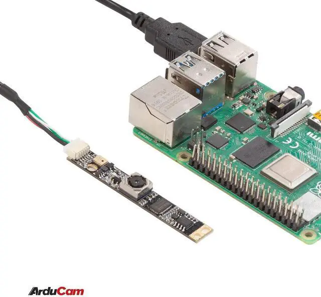 Alt view image 3 of 4 - 5MP Autofocus USB Camera for Raspberry Pi and Computer, 1/4 OV5648 USB2.0 Lightburn Camera, Video Webcam with Microphone