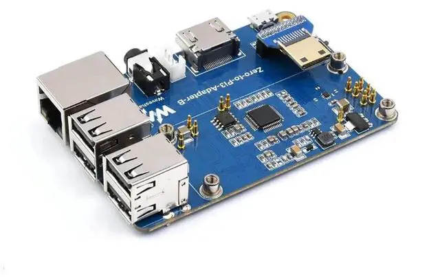 Alt view image 5 of 7 - Raspberry Pi Zero 2W to 3B Adapter, Use Zero 2W to Replace Raspberry Pi 3 Model B/B+