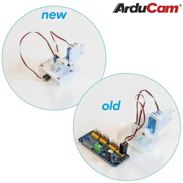 Alt view image 4 of 7 - Upgraded Camera Pan Tilt Platform Compatible with Raspberry Pi Camera Module 3/V1/V2, Nvidia Jetson Board