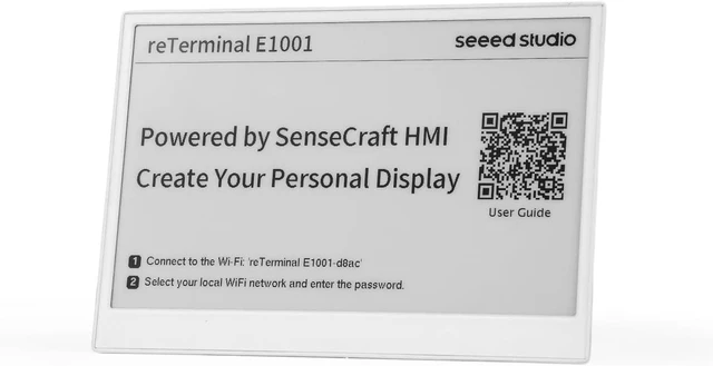 Main image of reTerminal E1001 7.5" Monochrome ePaper Display, ESP32-S3 IoT Terminal