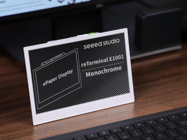 Alt view image 6 of 7 - reTerminal E1001 7.5" Monochrome ePaper Display, ESP32-S3 IoT Terminal