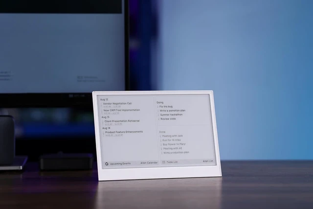 Alt view image 2 of 7 - reTerminal E1001 7.5" Monochrome ePaper Display, ESP32-S3 IoT Terminal