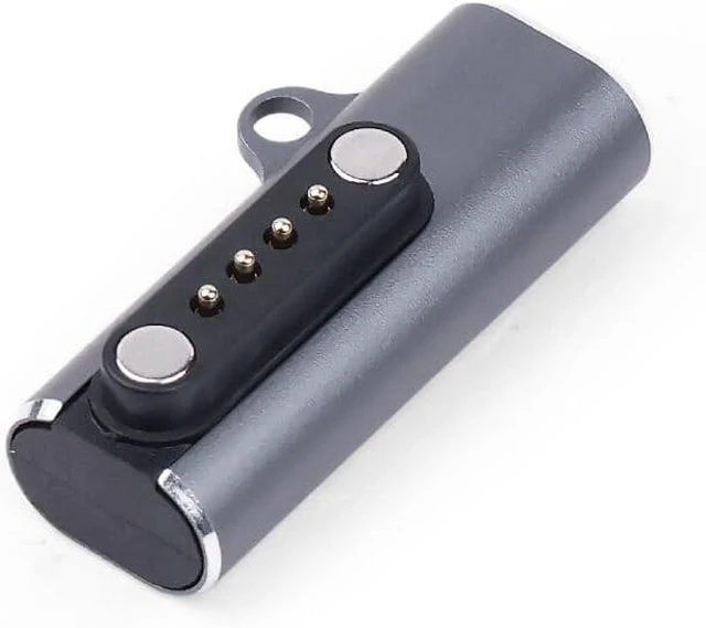 Main image of T1000-E Magnetic Charging Data Adapter, 7.62mm 4-Pin Pogo Pin to Type-C Connector