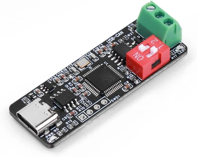 Main image of USB-to-CAN Adapter Module (Type-C, Offical GUI debug Tool Support)