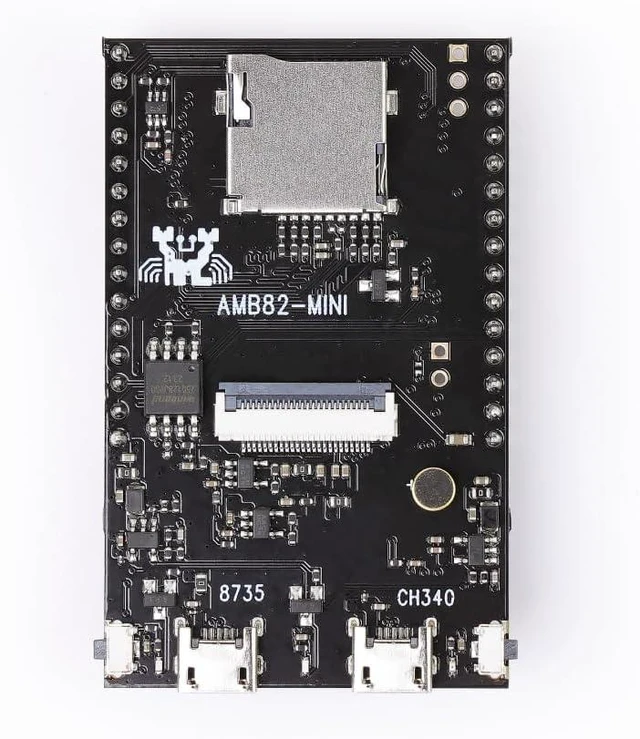 Alt view image 2 of 7 - Realtek AMB82-Mini IoT AI Camera Arduino Dev. Board - Wi-Fi & Bluetooth, H264/H265 Video, 1080p Sensor, Multiple IO, Tensorflow-Lite AI