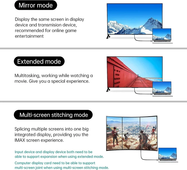 Alt view image 6 of 6 - MT-VIKI 8K@60Hz HDMI Cable 4K@120Hz, 48 Gbps HDCP2.2& 2.3, Ultra High Speed HDMI Certified-6.6FT/2M