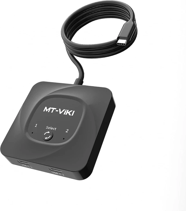 Main image of MT-VIKI 8K60Hz Bidirectional USB C Switch 2 in 1 Out Type C Switcher 1 in 2 OutMT-VIKI 8K60Hz Bidirectional USB C Switch 2 in 1 Out Type C Switcher 1 4K@120Hz 10Gbps Data Transmission PD 100W Charging