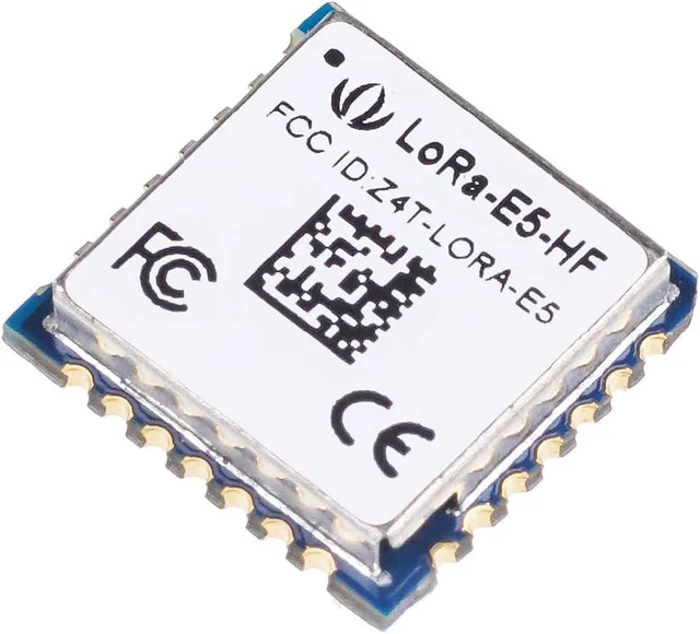Main image of LoRa-E5 (STM32WLE5JC) Module, ARM Cortex-M4 and SX126x Embedded, Supports LoRaWAN on EU868 & US915.