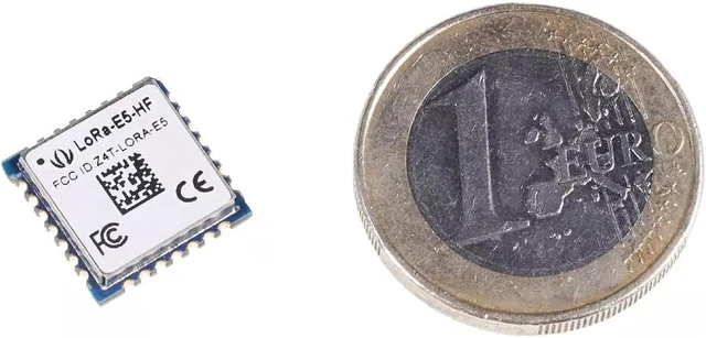 Alt view image 3 of 5 - LoRa-E5 (STM32WLE5JC) Module, ARM Cortex-M4 and SX126x Embedded, Supports LoRaWAN on EU868 & US915.