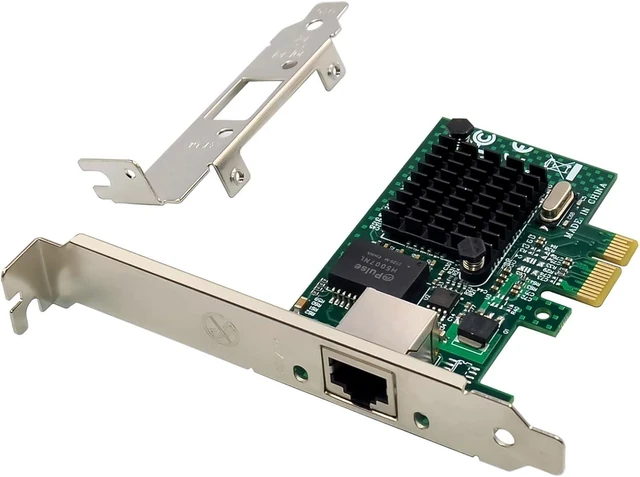 Main image of PCIe Gigabit Ethernet Server Adapter with Broadcom NetXtreme BCM5751 10/100/1000Mbps Gigabit Desktop PCI-E Network Card NIC