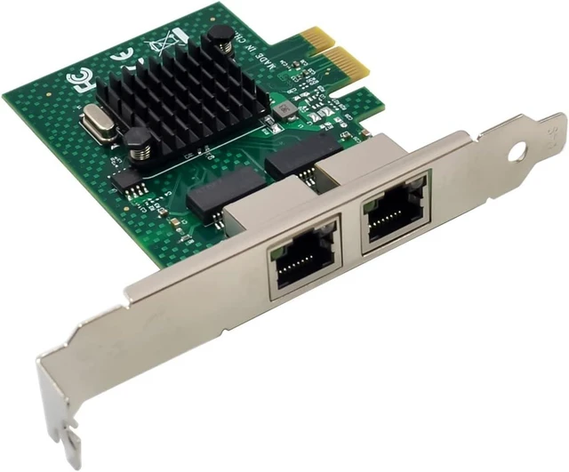 Alt view image 4 of 7 - Dual-Port PCIe Gigabit Ethernet Server Adapter with NetXtreme BCM5720-2P Chipset PCI Express 1000M Network LAN Card for Windows Sever Linux Ubuntu VMware