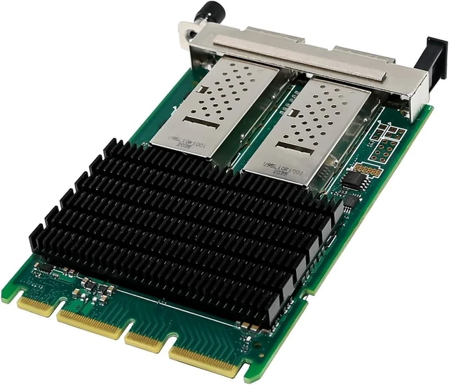 Alt view image 4 of 7 - 100Gb OCP3.0 Network Card with Intel E810 Chip,Dual-Ports NIC PCI Express Ethernet Adapter Support Windows Server/Linux/VMware (ST7388-E810 100G)