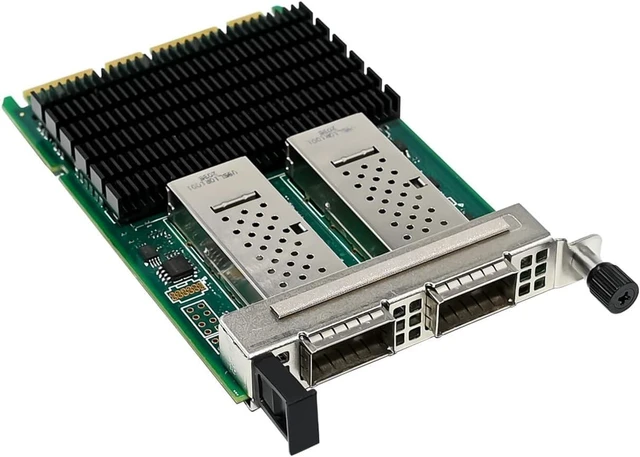 Alt view image 2 of 7 - 100Gb OCP3.0 Network Card with Intel E810 Chip,Dual-Ports NIC PCI Express Ethernet Adapter Support Windows Server/Linux/VMware (ST7388-E810 100G)