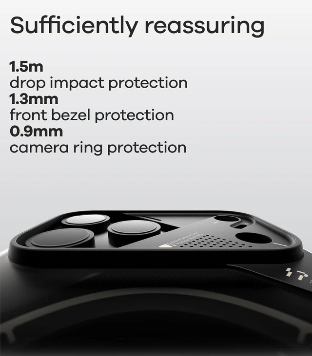 Alt view image 5 of 7 - Aulumu A17 iPhone 17 Pro Magnetic Thermal Case | CoolHyper | with Camera Control | IMD Technology | Compatible with Magsafe | Touch Translucent Gray iPhone 17 Pro Translucent White