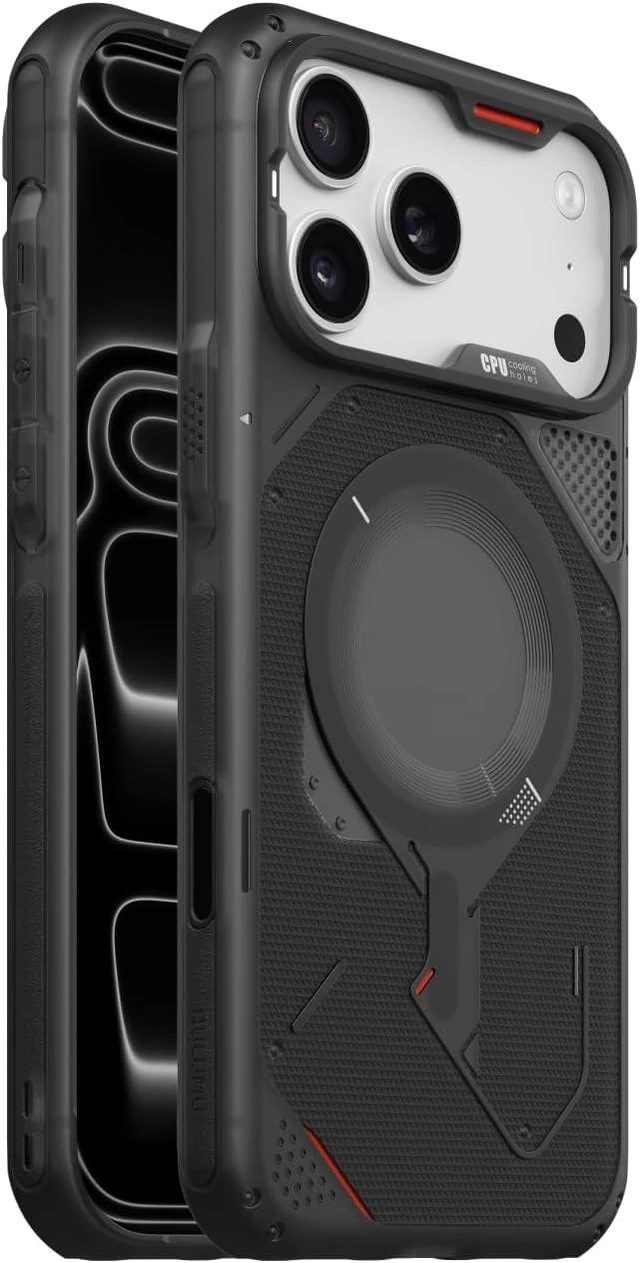 Main image of Aulumu A18 for iPhone 18 Pro Max Rugged Case | Full-Cover | Drop Protection
Compatible with MagSafe | Honeycomb Cooling Vents | Camera Control l Frosted Texture | Reinforced Corner Protection