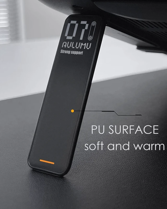 Alt view image 2 of 7 - Aulumu G07 Pop Up Leg Stands Laptop, Super Portable Cooling Laptop Stand, Ergonomic Laptop Riser Lift for Desk for MacBook, All Laptops, Tablets, 8-20'', Black
