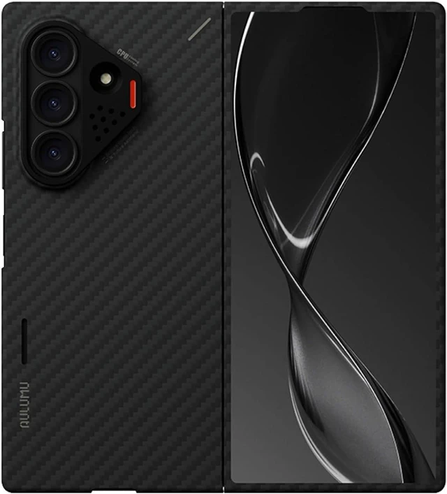 Main image of Aulumu Z Fold 8 Ultra Galaxy Aramid Fiber Magnetic Case | 1500D Ultra-thin | Compatible with MagSafe | Fast cooling | Aluminum Camera Protection | Temperature-sensing Strip for Real-time Device Status