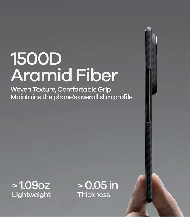 Alt view image 5 of 7 - Aulumu Z Fold 8 Ultra Galaxy Aramid Fiber Magnetic Case | 1500D Ultra-thin | Compatible with MagSafe | Fast cooling | Aluminum Camera Protection | Temperature-sensing Strip for Real-time Device Status