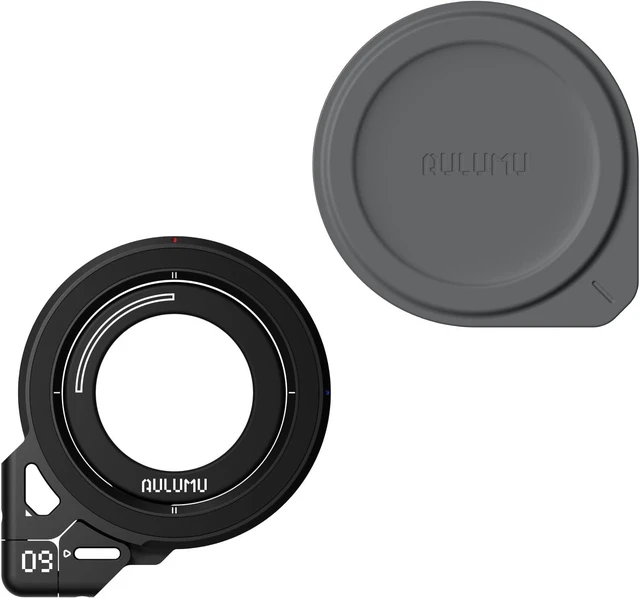 Main image of Aulumu G09 Magnetic Ring Grip+ AC01 for MagSafe Sticker | Magnetic Expansion Kit | Black-Gray
