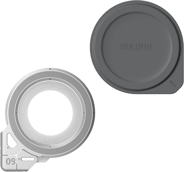 Main image of Aulumu G09 Magnetic Ring Grip+ AC01 for MagSafe Sticker | Magnetic Expansion Kit | Silver-Gray