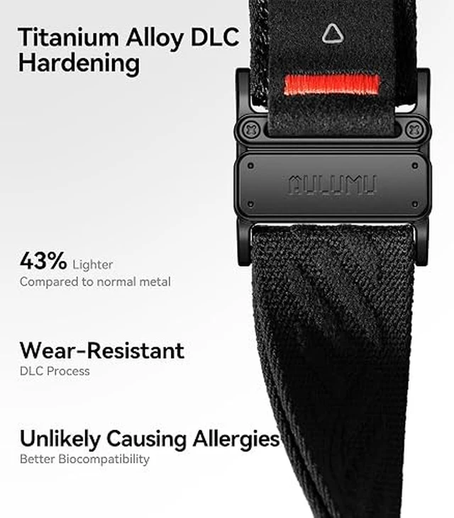 Alt view image 4 of 6 - Aulumu CS03 Titanium Galaxy Watch Ultra (2025/2024) 47MM Snap Functional Buckle Band | Luxury Embossed Texture Knit | Quick-release Design | For Samsung Watch Ultra Bands 47MM